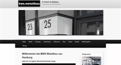 Desktop Screenshot of bws-metallbau.de