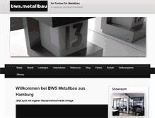 Tablet Screenshot of bws-metallbau.de